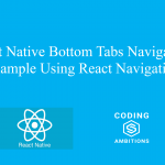 React native bottom tabs