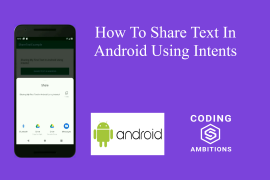 How To Share Text In Android Using Intents