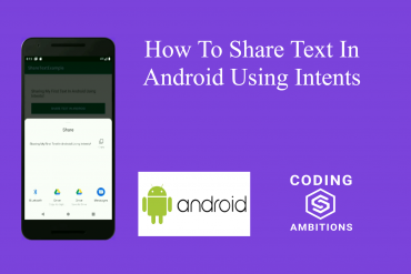 How To Share Text In Android Using Intents